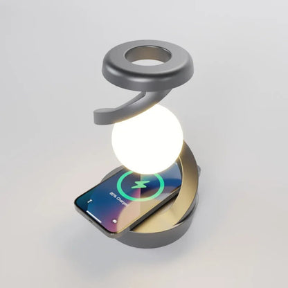 Lampe de Chevet Tactile Boule Rotative RGB