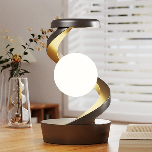 Lampe de Chevet Tactile Boule Rotative RGB
