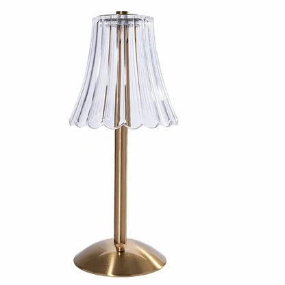 Lampe de Chevet Tactile Sans Fil Effet Cristal
