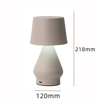 Lampe de Chevet Tactile Terracotta – Style Scandinave