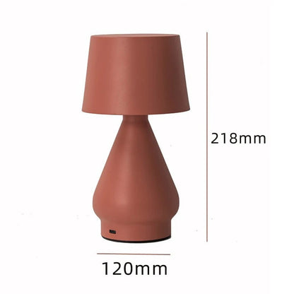 Lampe de Chevet Tactile Terracotta – Style Scandinave