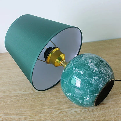Lampe de Chevet Céramique Vert Émeraude
