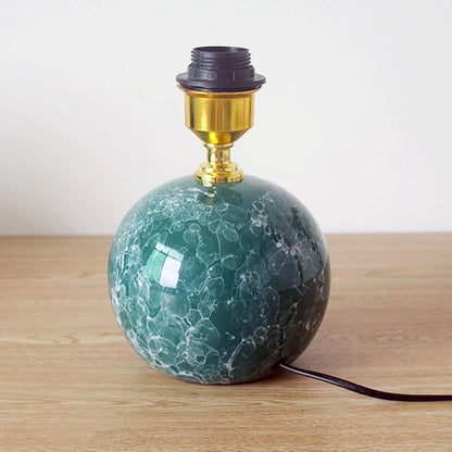 Lampe de Chevet Céramique Vert Émeraude