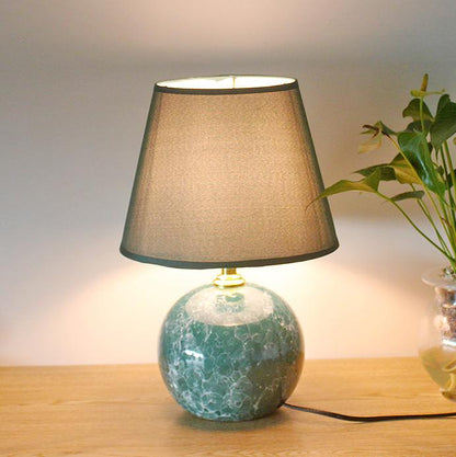 Lampe de Chevet Céramique Vert Émeraude