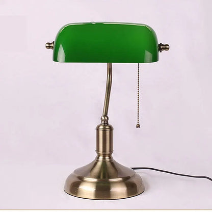 Lampe de Chevet Vintage en Fer et Verre – Style Rétro