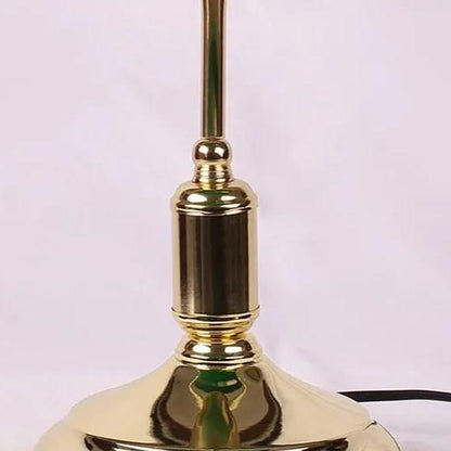 Lampe de Chevet Vintage en Fer et Verre – Style Rétro