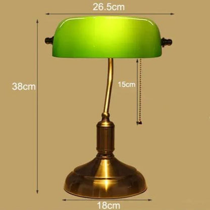 Lampe de Chevet Vintage en Fer et Verre – Style Rétro