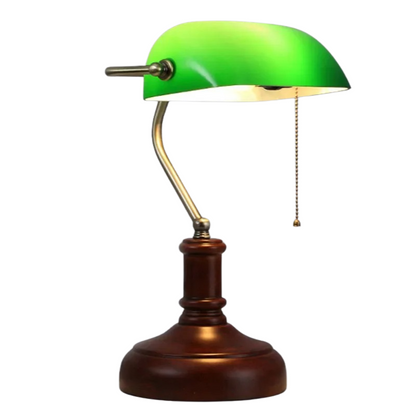 Lampe de Chevet Vintage en Verre et Métal