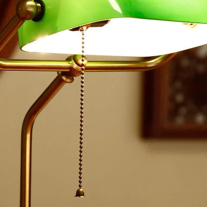 Lampe de Chevet Vintage en Verre et Métal