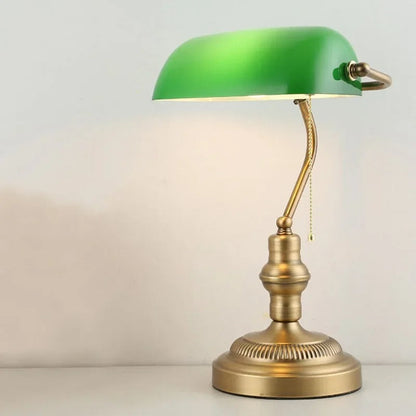 Lampe de Chevet Vintage en Verre et Métal