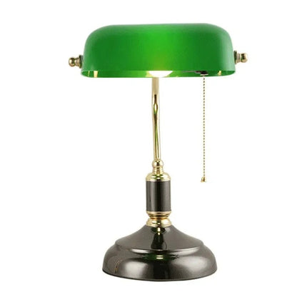 Lampe de Chevet Vintage en Verre et Métal