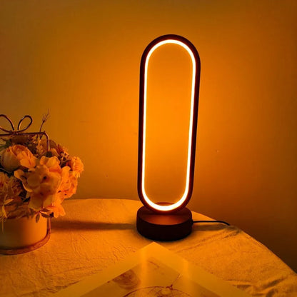 Lampe de Chevet Design Tactile Noire en Métal