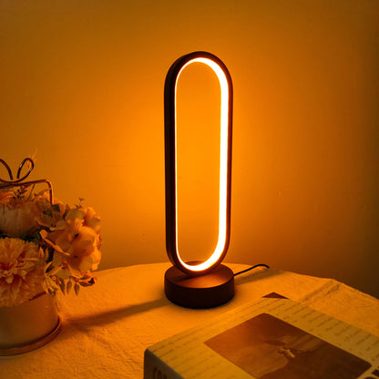 Lampe de Chevet Design Tactile Noire en Métal