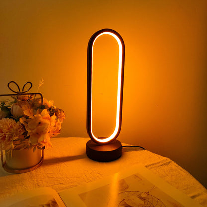 Lampe de Chevet Design Tactile Noire en Métal