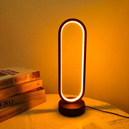 Lampe de Chevet Design Tactile Noire en Métal