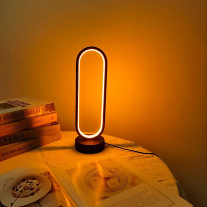 Lampe de Chevet Design Tactile Noire en Métal