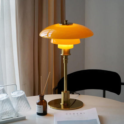 Lampe de Chevet Design en Métal et Verre