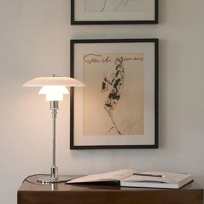 Lampe de Chevet Design en Métal et Verre