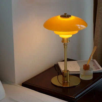 Lampe de Chevet Design en Métal et Verre
