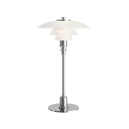 Lampe de Chevet Design en Métal et Verre