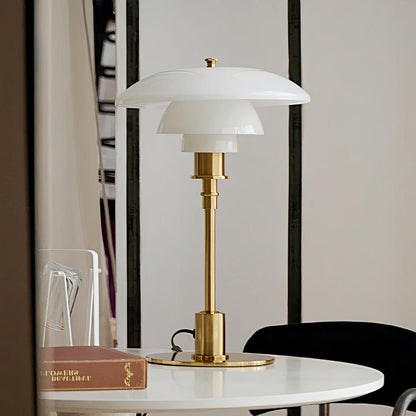 Lampe de Chevet Design en Métal et Verre