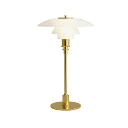 Lampe de Chevet Design en Métal et Verre