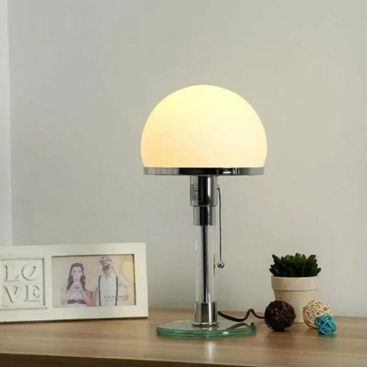 Lampe Design en Verre et Métal – Lumière Douce et Élégante