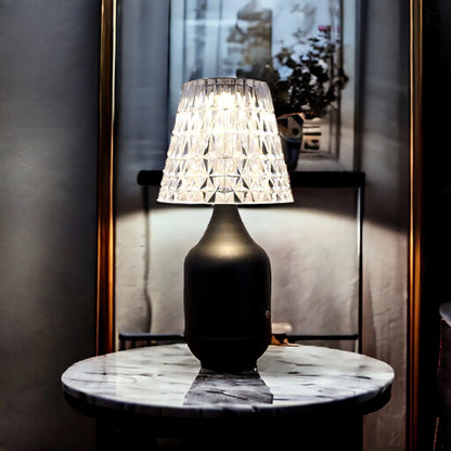 Lampe de Chevet en Cristal Tactile Rechargeable