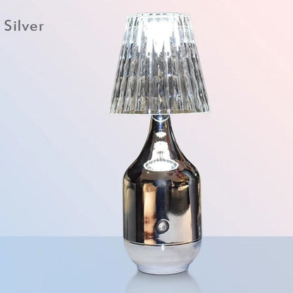 Lampe de Chevet en Cristal Tactile Rechargeable