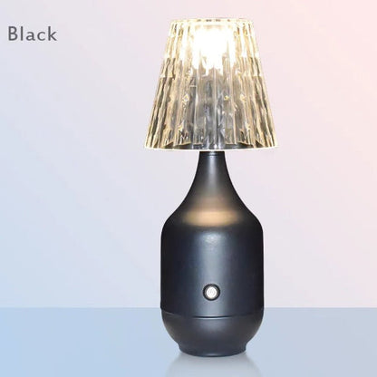 Lampe de Chevet en Cristal Tactile Rechargeable