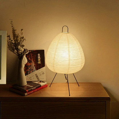 Lampe en Papier Japonaise – Style Zen et Lumière Douce