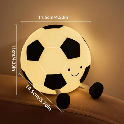Veilleuse Ballon de Foot en Silicone pour Enfant