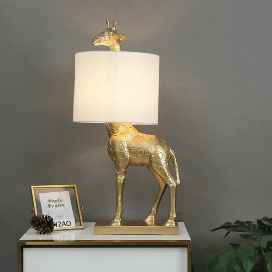 Lampe Girafe en Résine – Déco Animale Élégante