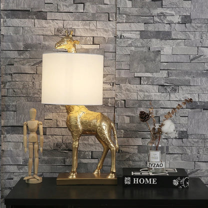 Lampe Girafe en Résine – Déco Animale Élégante