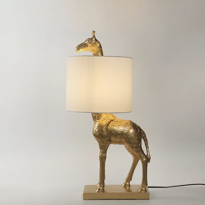 Lampe Girafe en Résine – Déco Animale Élégante