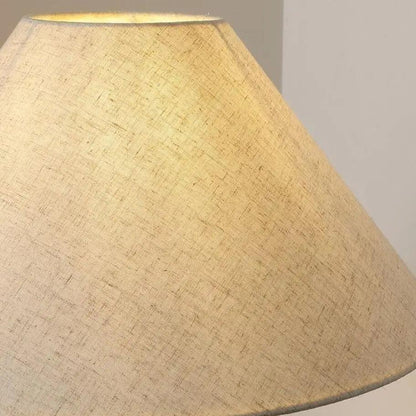 Lampe de Chevet Japonaise en Céramique et Tissu