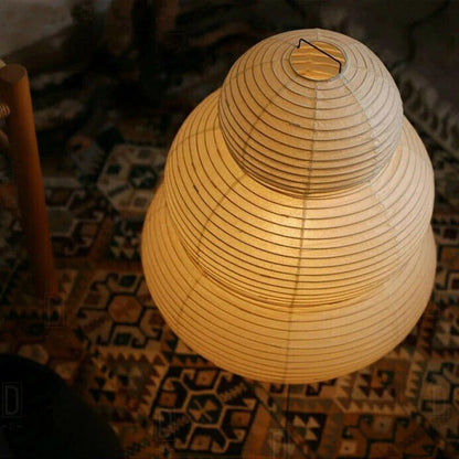 Lampe Japonaise en Papier de Riz – Structure Métal
