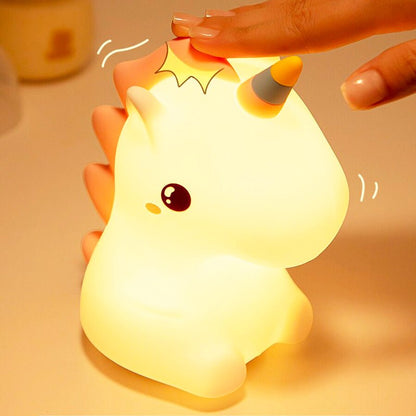 Veilleuse Licorne LED 7 Couleurs avec Télécommande