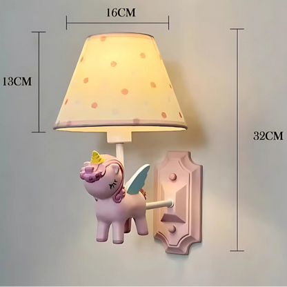 Lampe de chevet licorne pour chambre d'enfant