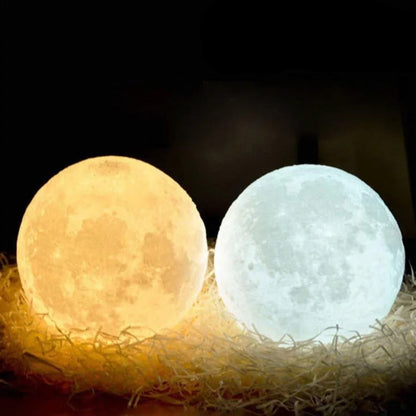 Lampe Lune 3D – Veilleuse Tactile Rechargeable USB