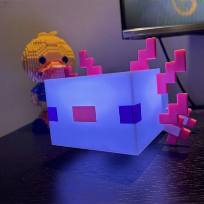 Lampe Minecraft – Veilleuse LED Multicolore pour Enfant