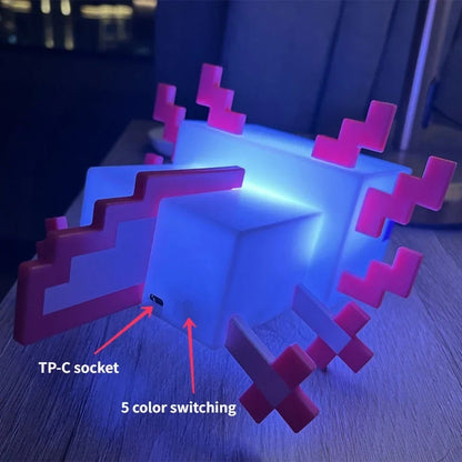 Lampe Minecraft – Veilleuse LED Multicolore pour Enfant