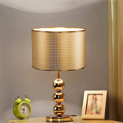 Lampe de chevet moderne en métal et résine