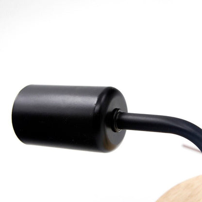 Lampe Murale de Chevet en Bois et Métal Orientable