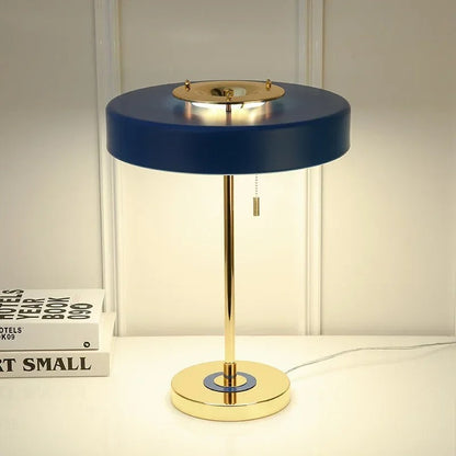 Lampe de Chevet Nordique Métal Noir et Doré
