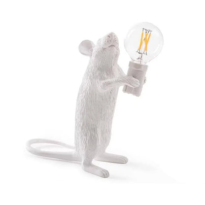 Lampe de Chevet Souris en Résine – Déco Originale