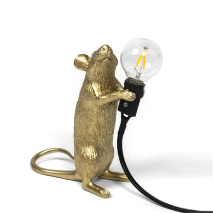Lampe de Chevet Souris en Résine – Déco Originale