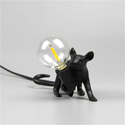 Lampe de Chevet Souris en Résine – Déco Originale
