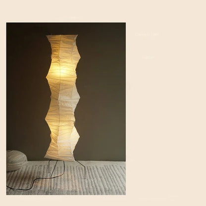 Lampadaire Papier de Riz – Design Japonais Aérien