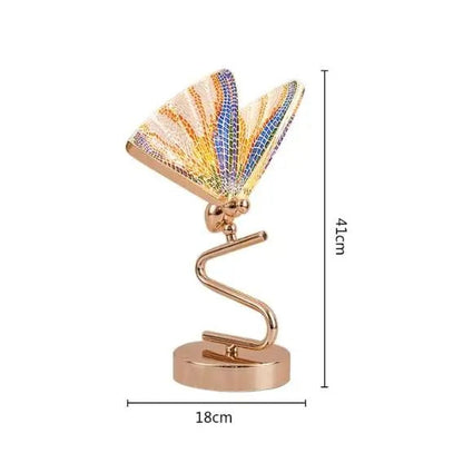 Lampe Papillon en Métal et Acrylique – Déco Lumineuse